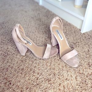 Steve Madden size 6 blush pink heels